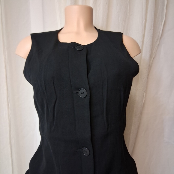 Banana Republic Black Button-Down Maxi Dress Women Suze 8 - Picture 3 of 16